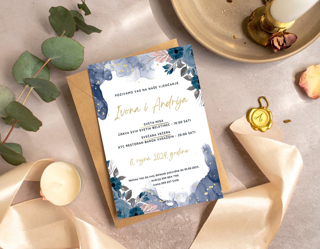 Dizajn svadbenog paketa za Ivonu i Andriju